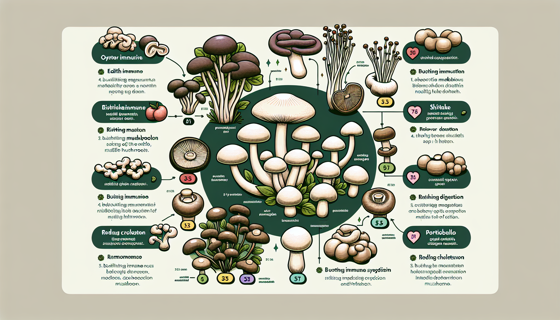 découvrez notre guide d'achat complet qui vous présente 21 variétés de champignons à explorer. apprenez à les identifier, à les cuisiner et à profiter de leurs saveurs uniques pour enrichir vos plats. parfait pour les amateurs de cuisine et les passionnés de nature!