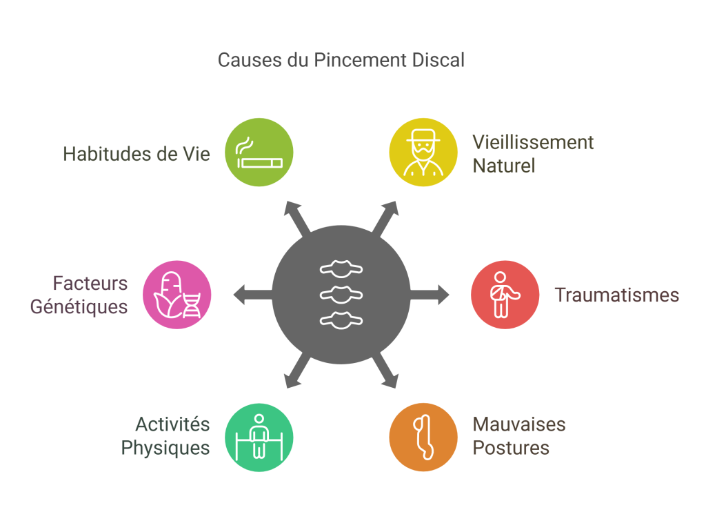 PINCEMENT DISCAL Décompression neurovertébrale