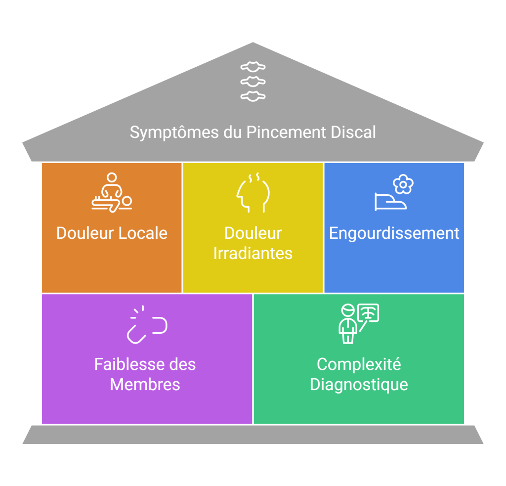 PINCEMENT DISCAL Décompression neurovertébrale