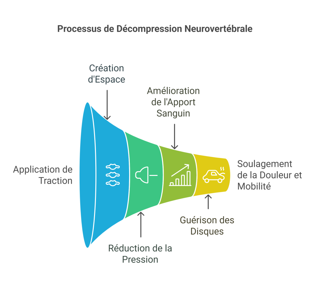 PINCEMENT DISCAL Décompression neurovertébrale